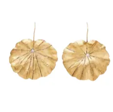 Julie Cohn Bronze Pennywort Earrings