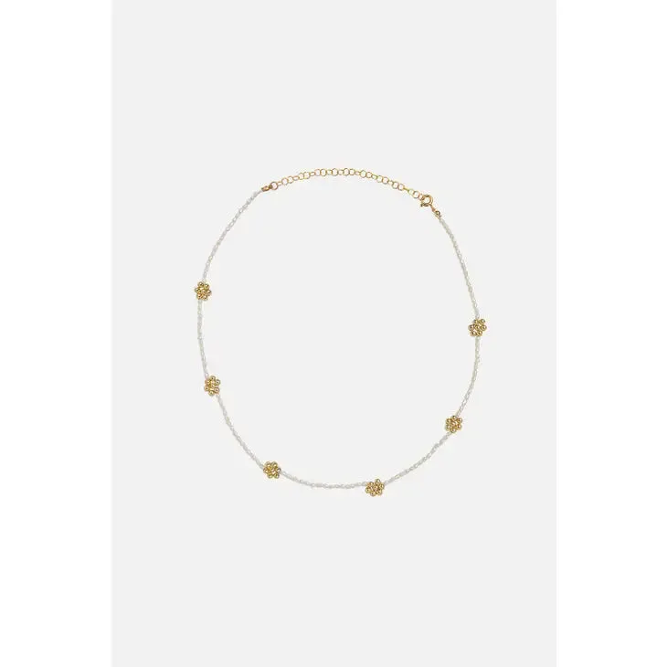 Kara Yoo - Daisy Necklace   Anklet