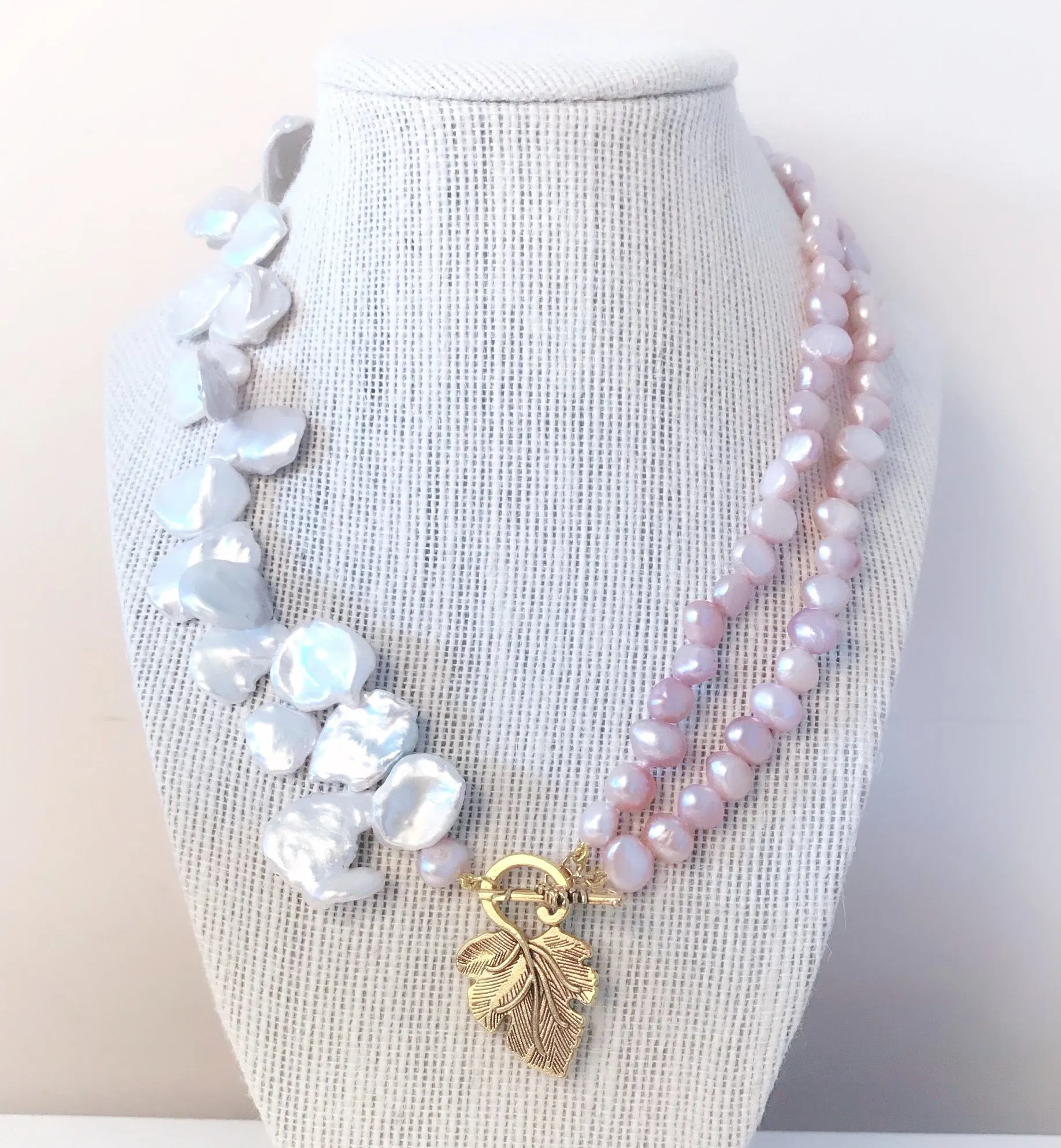 Keshi & Baroque Pearls Necklace