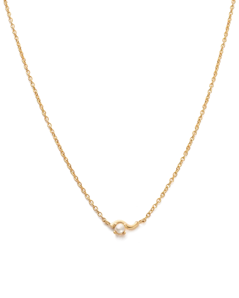 Kirstin Ash Ripple Necklace 18K Gold Plated
