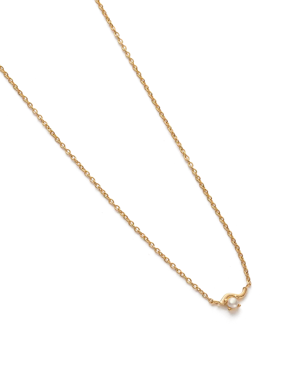 Kirstin Ash Ripple Necklace 18K Gold Plated