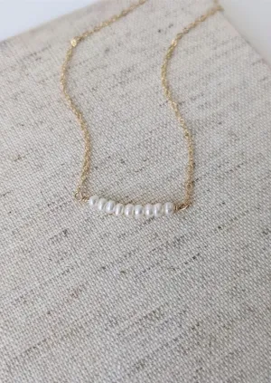 Kylie Mini Pearl Necklace