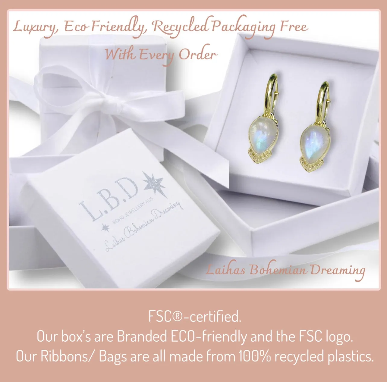 Laihas Classic Drop Button Pearl Hoop Earrings
