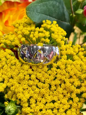 Lance Pierce CEO Band in 14K White Gold