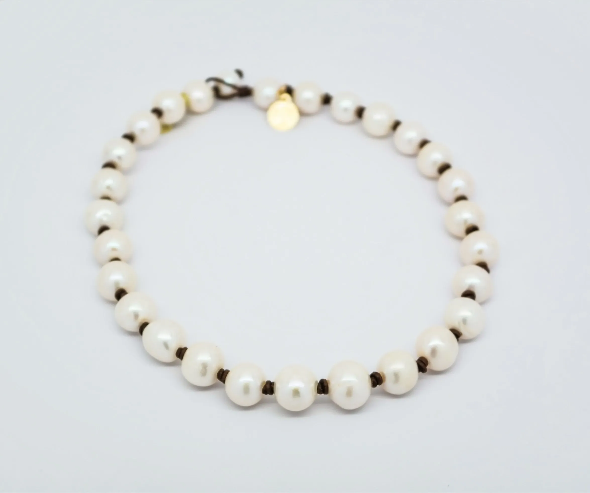 Large Round Pearls Choker | 17"