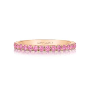 Lennon Pink Sapphire Band