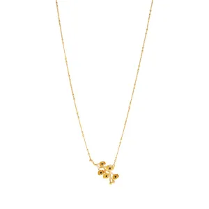 Les Nereides Flamboyant Orchids And Branch Pendant Necklace