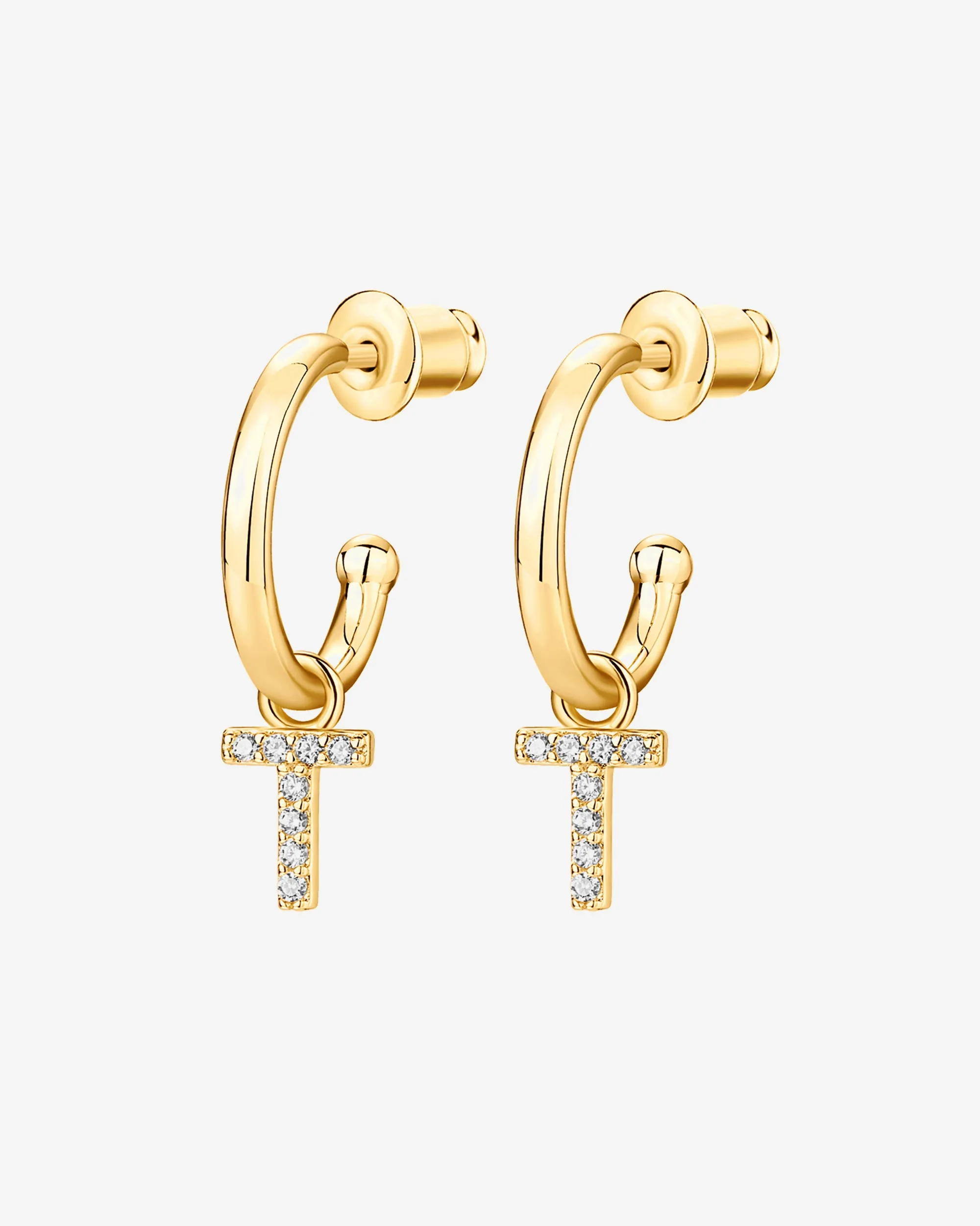 Letter Drop Hoops