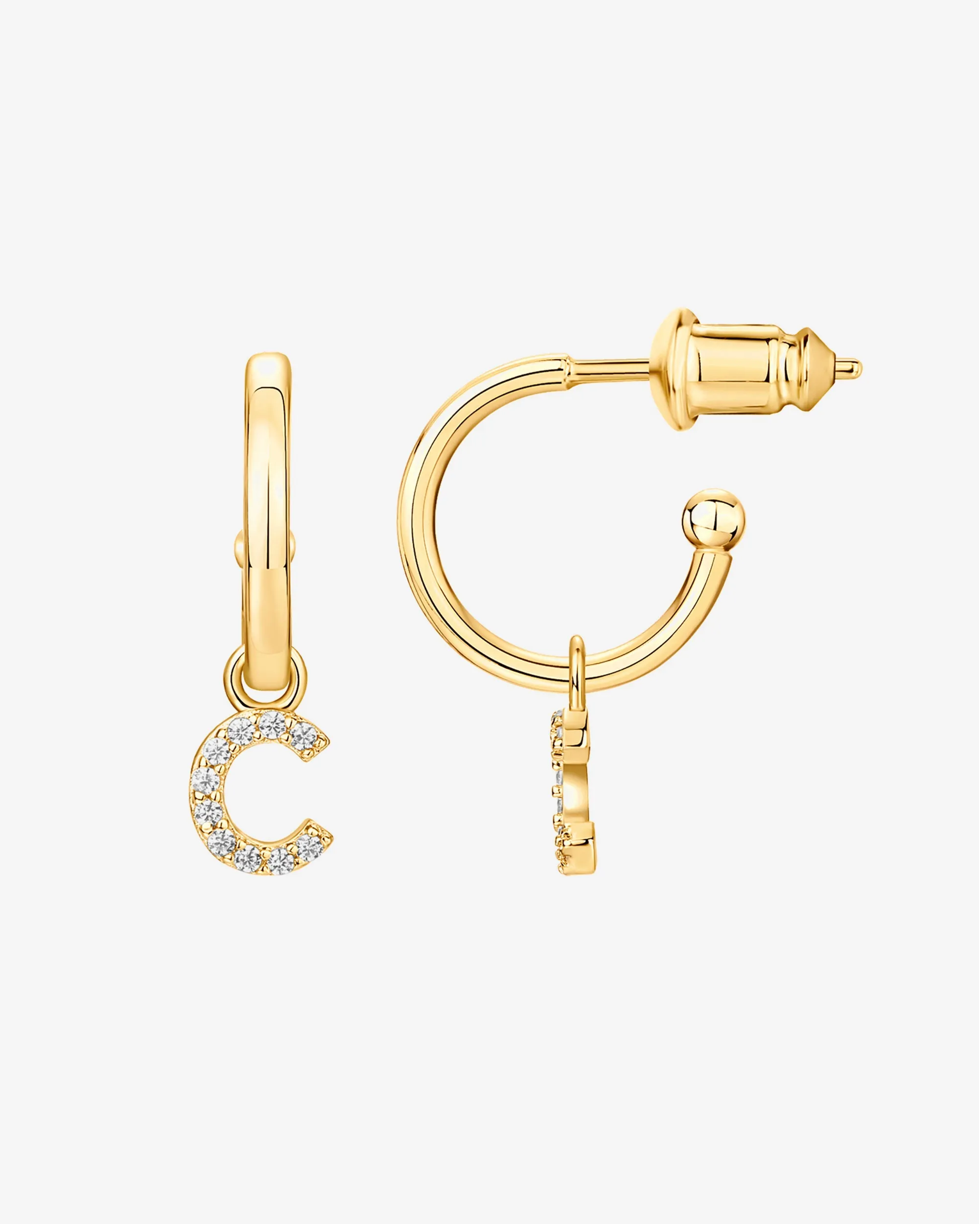 Letter Drop Hoops