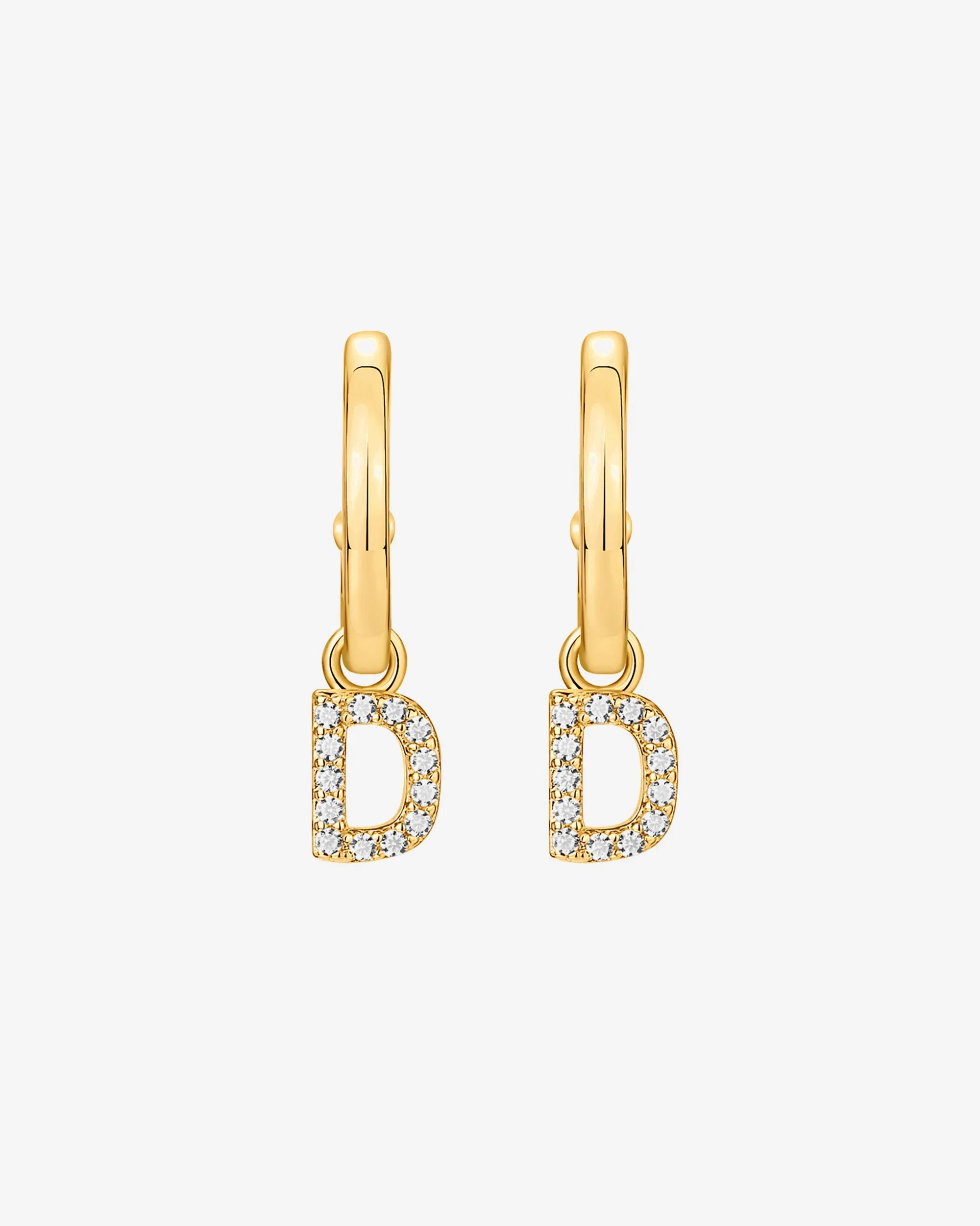 Letter Drop Hoops