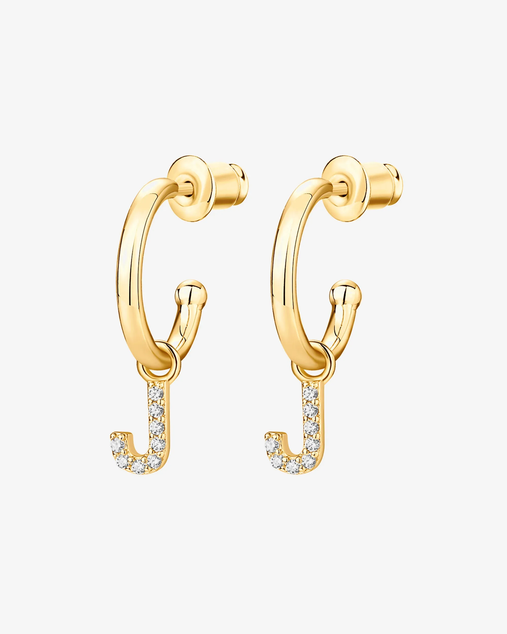 Letter Drop Hoops