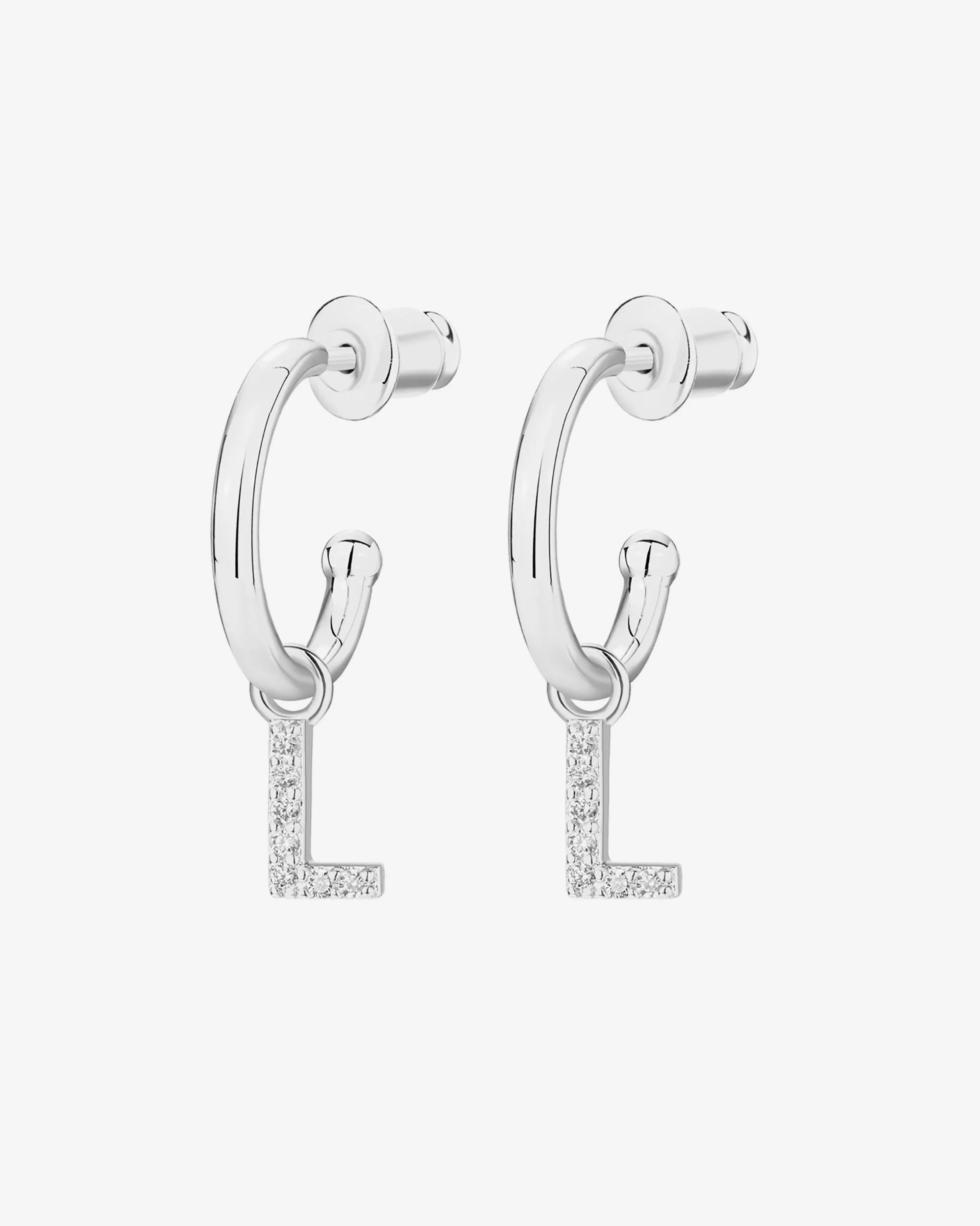 Letter Drop Hoops