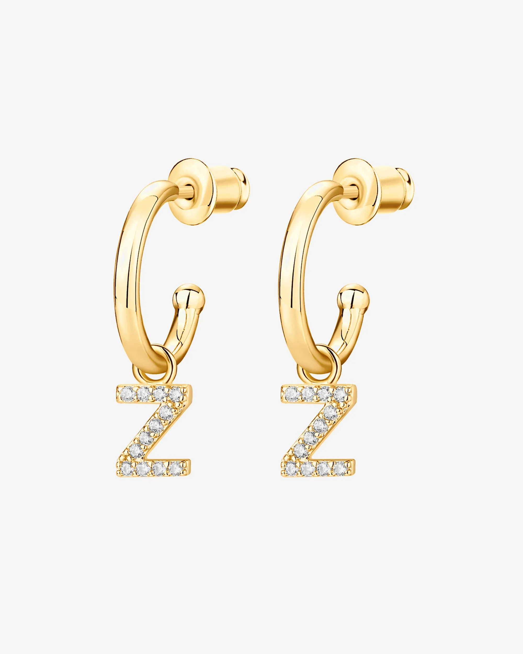Letter Drop Hoops