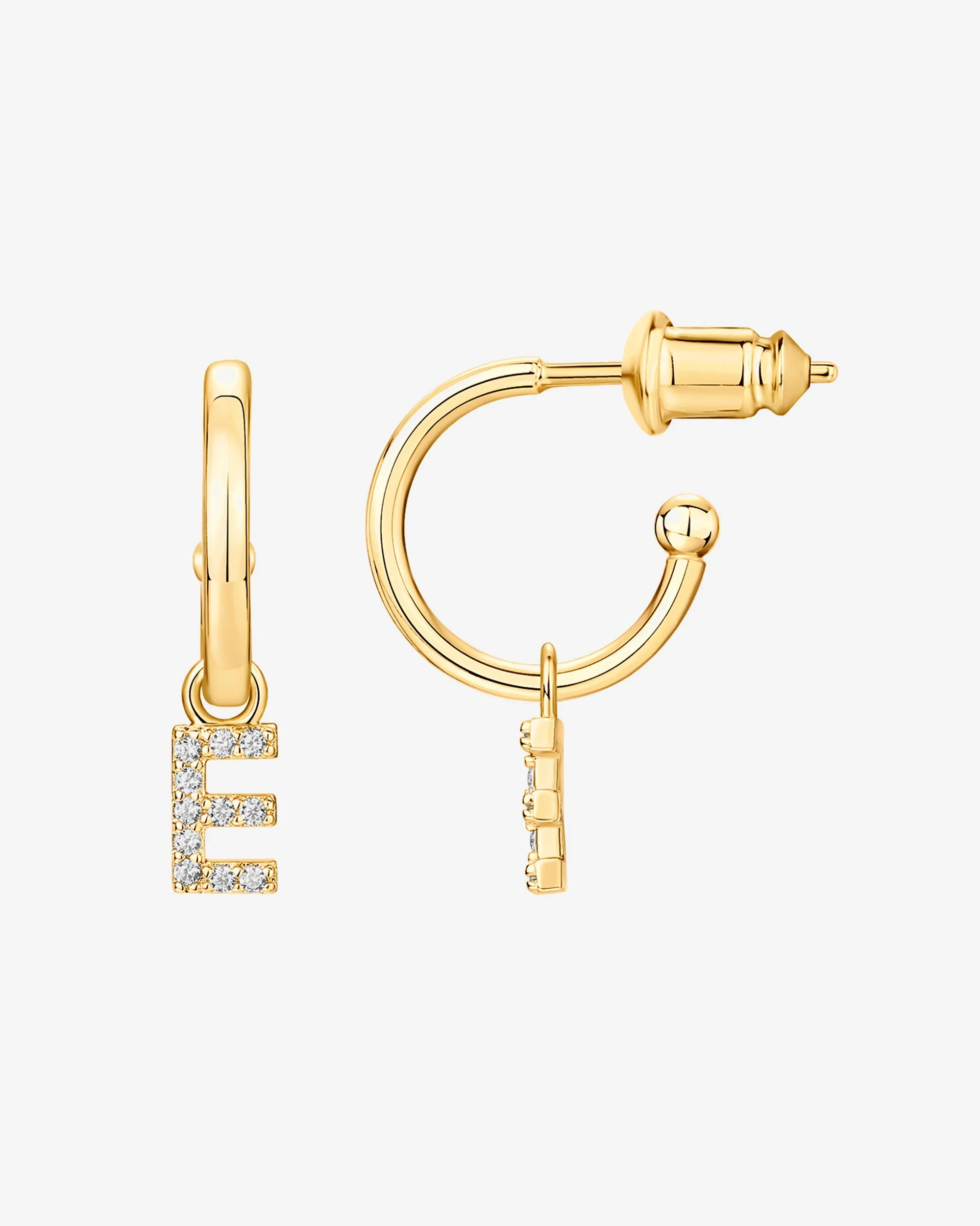 Letter Drop Hoops