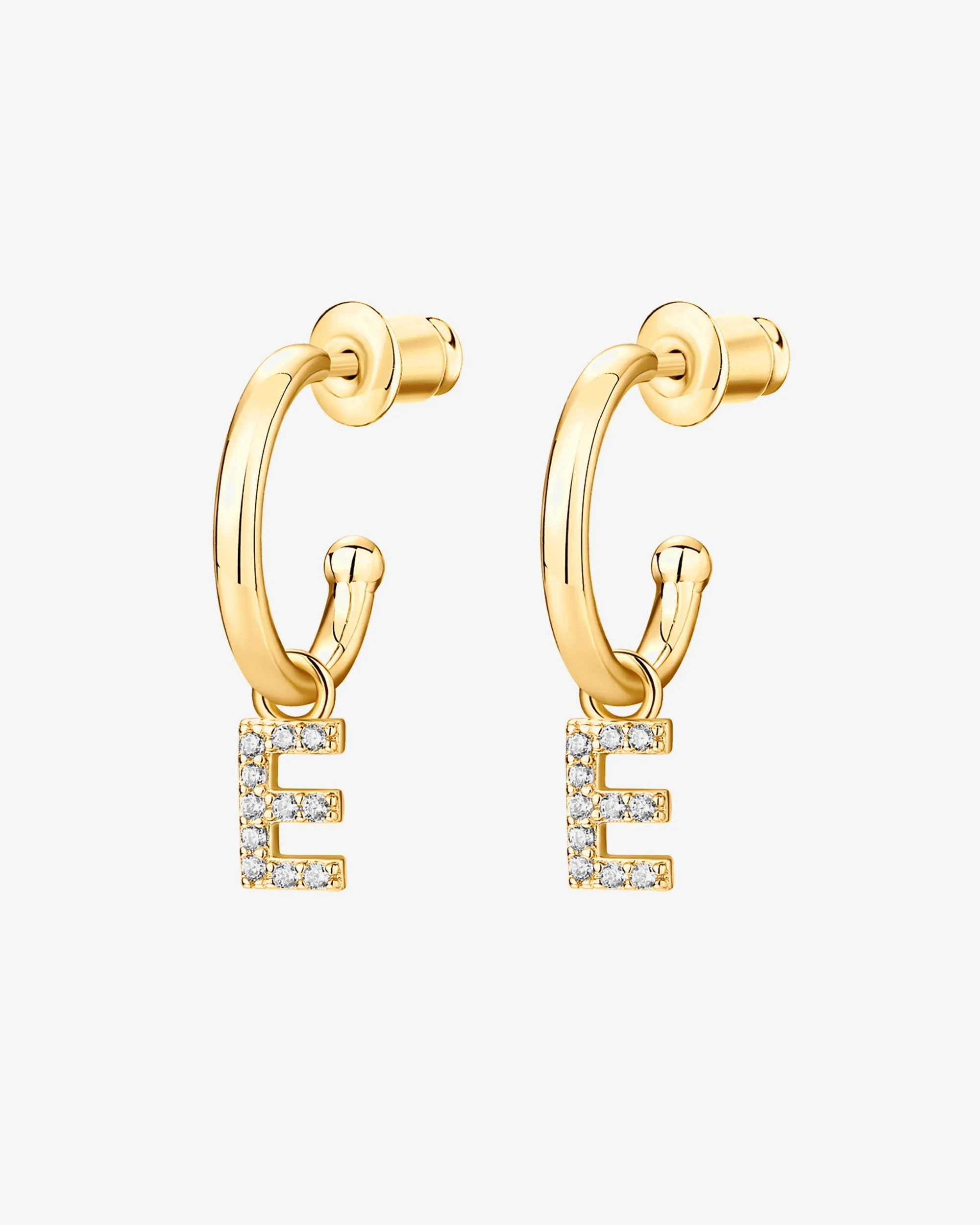 Letter Drop Hoops