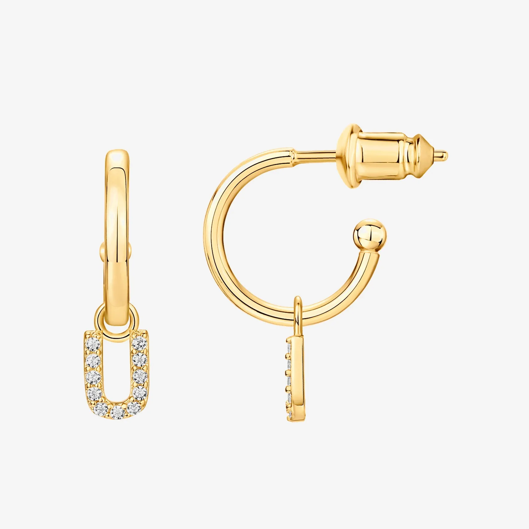 Letter Drop Hoops