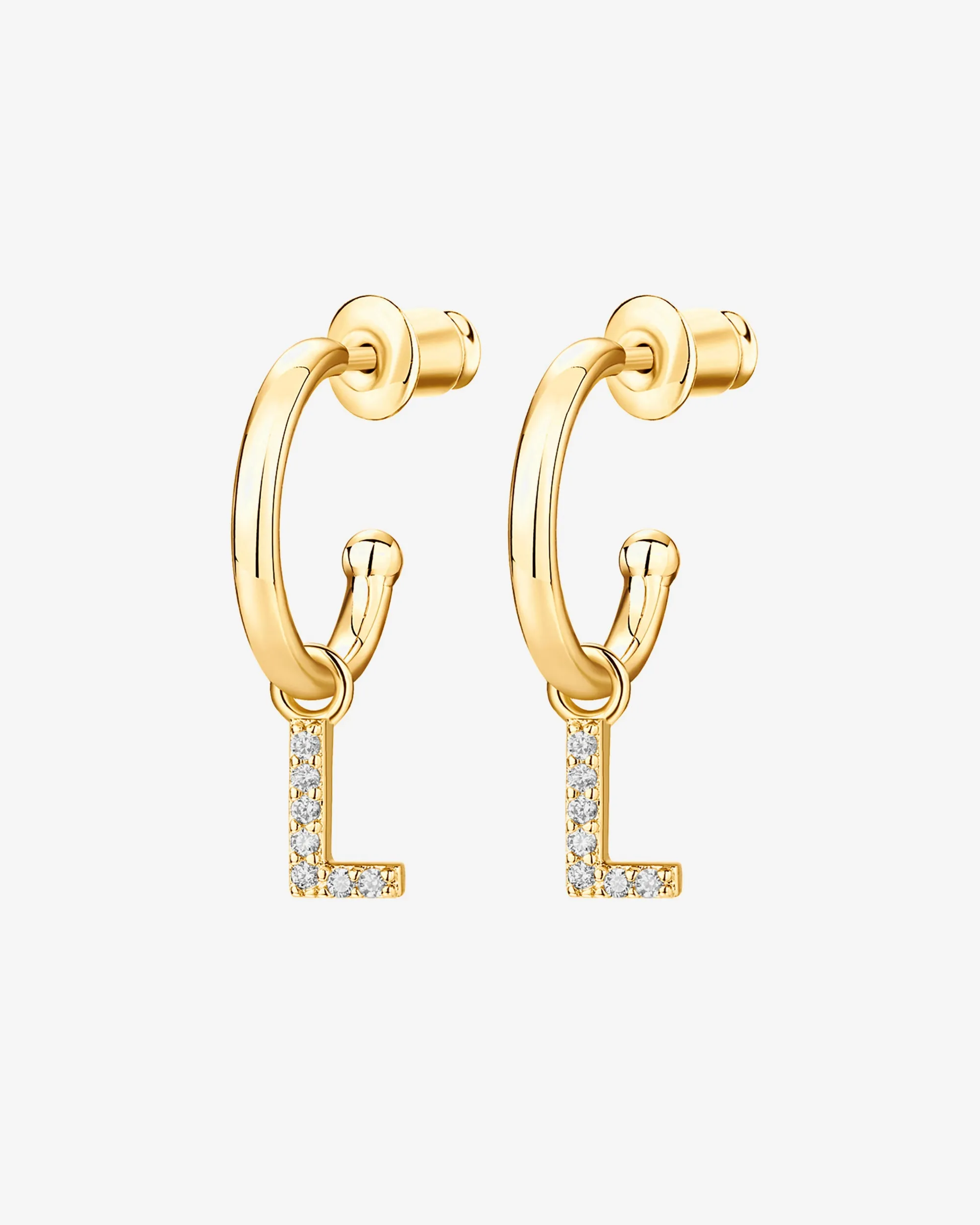 Letter Drop Hoops