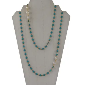 Long Enamel Necklace
