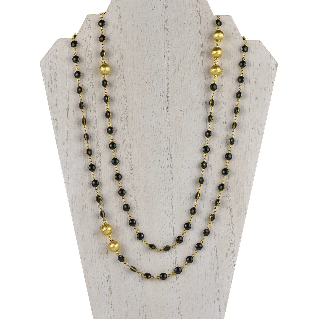 Long Enamel Necklace