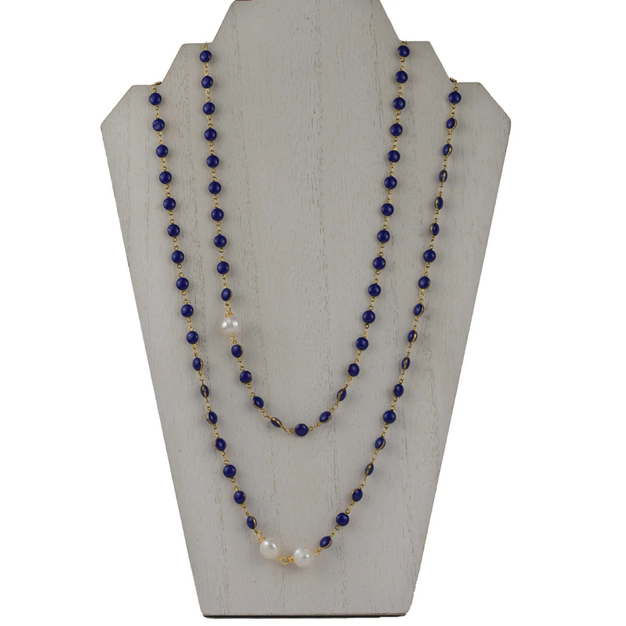 Long Enamel Necklace