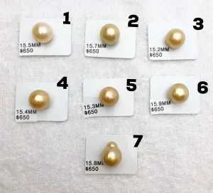 Loose Golden South Sea Pearls (933)
