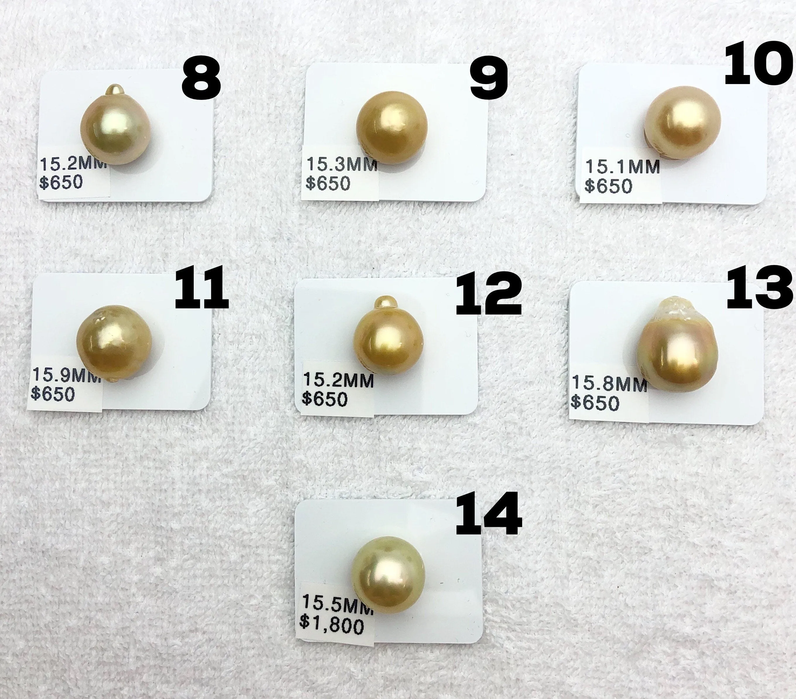 Loose Golden South Sea Pearls (933)