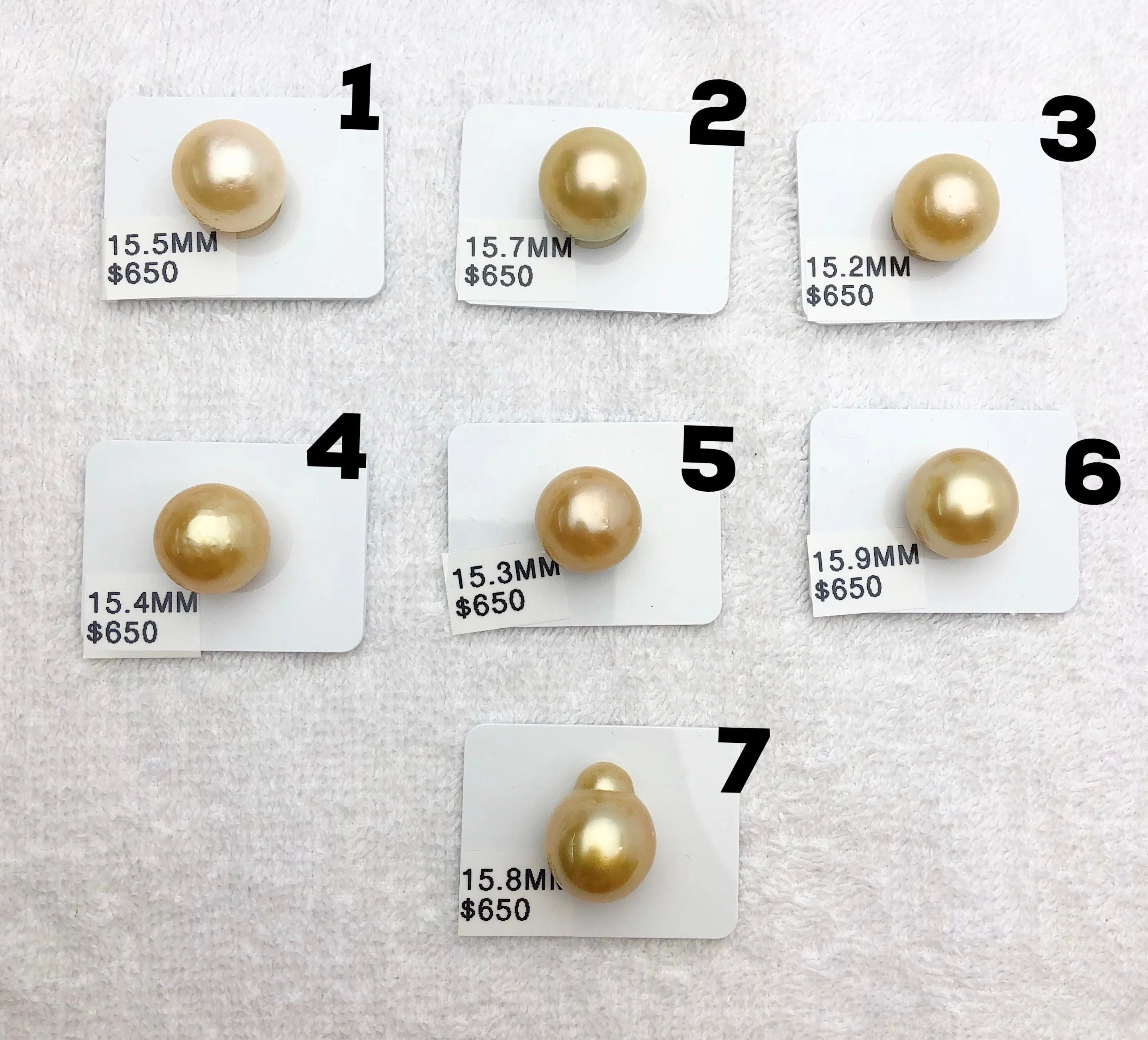 Loose Golden South Sea Pearls (933)