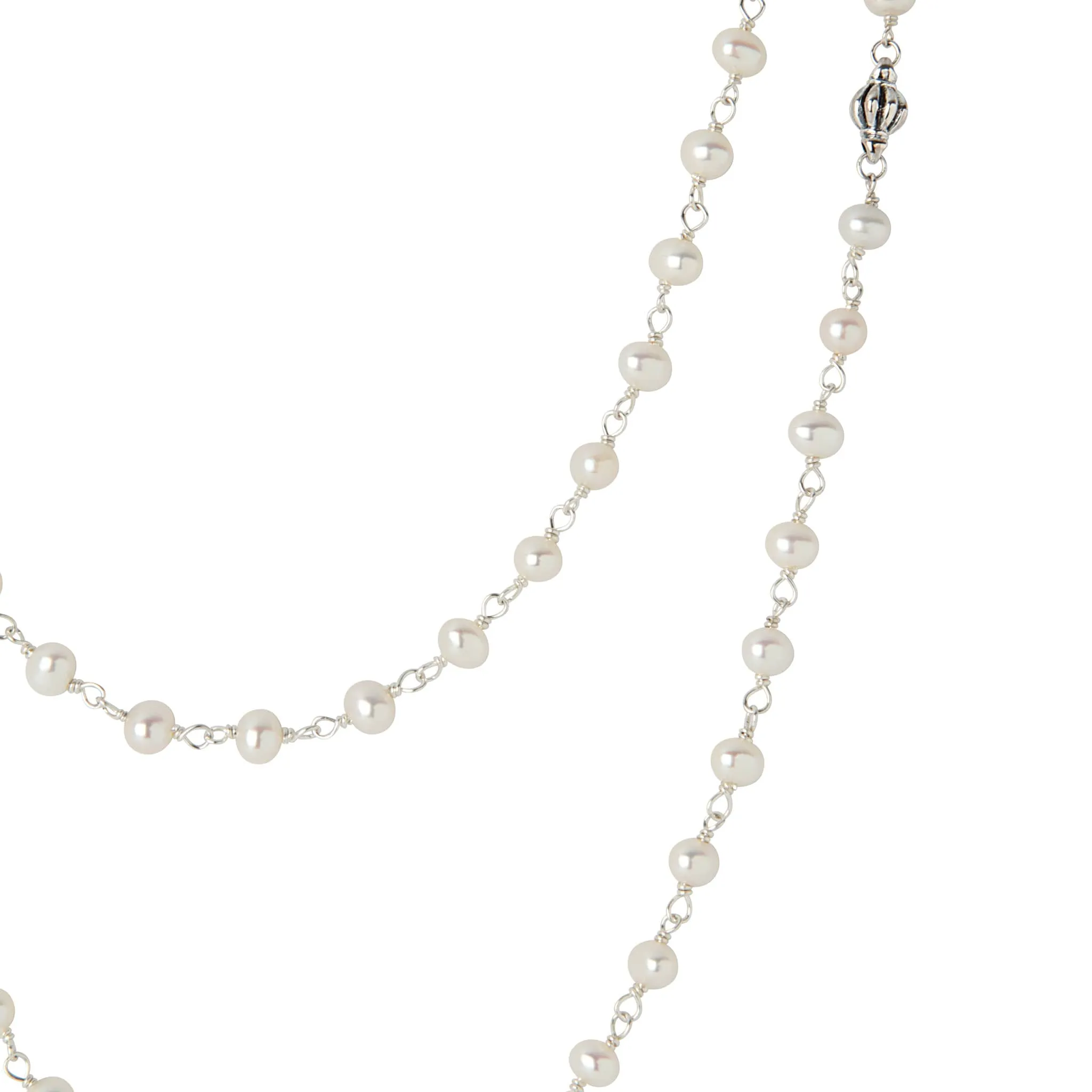 Luna Beaded Pearl Necklace