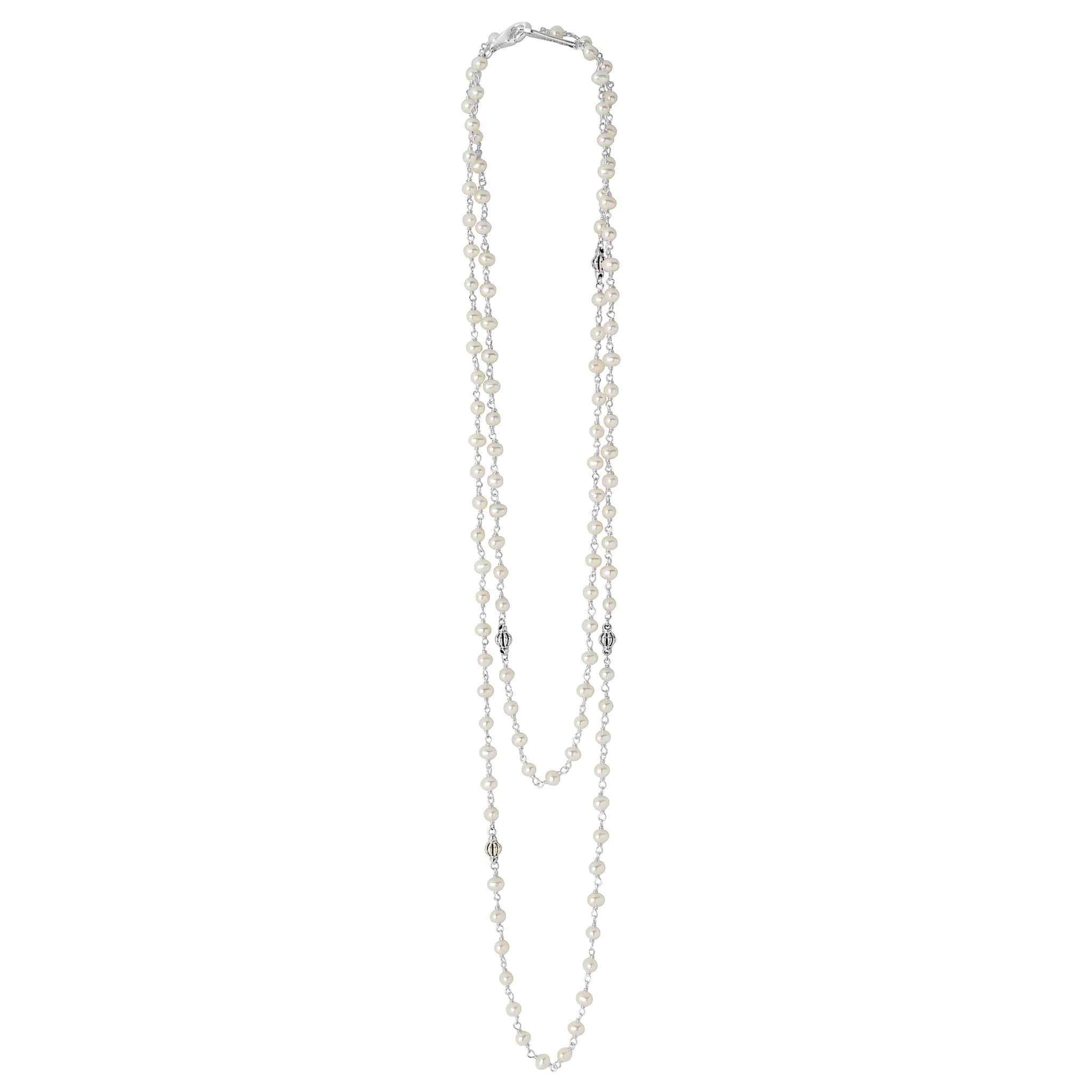 Luna Beaded Pearl Necklace