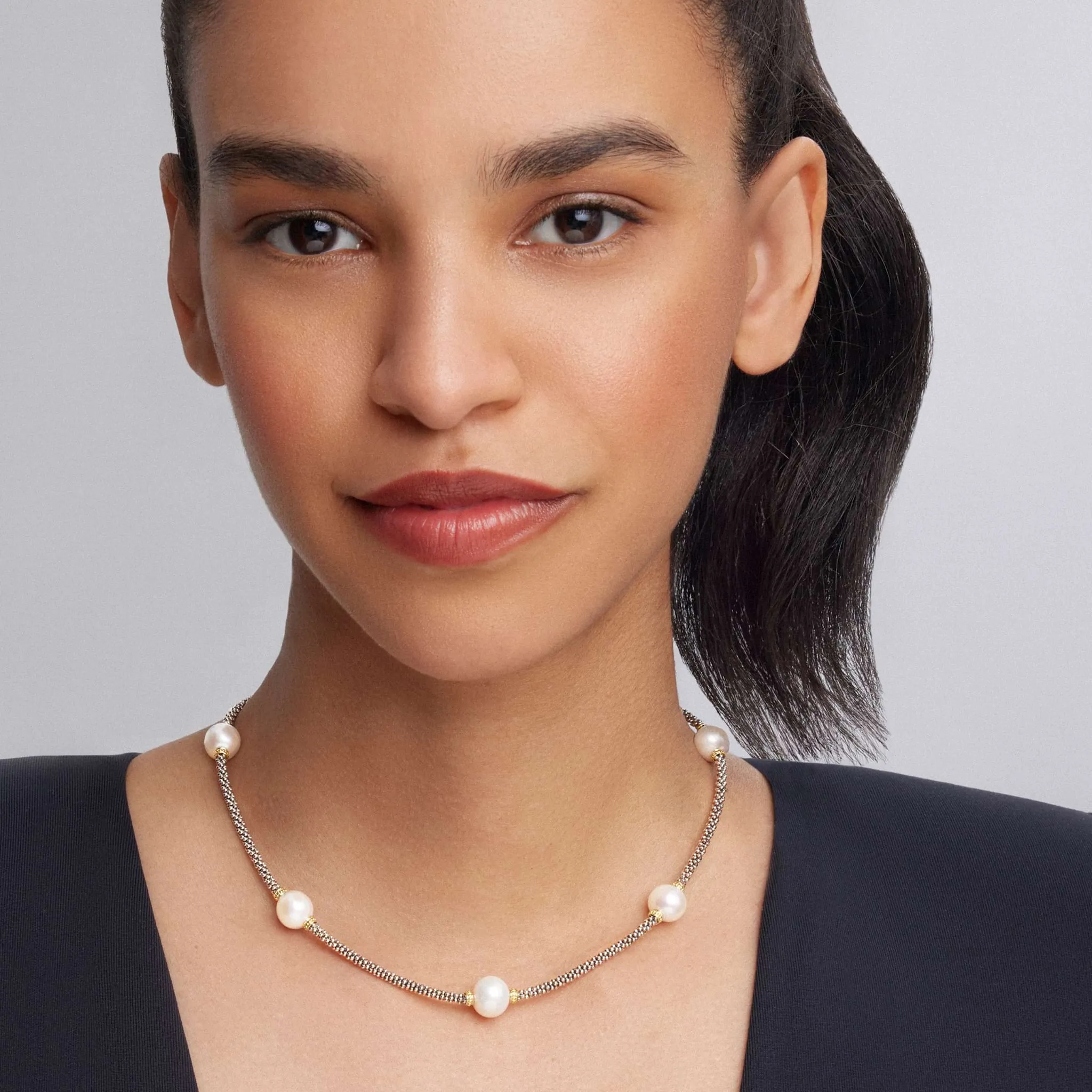 Luna Caviar Pearl Necklace