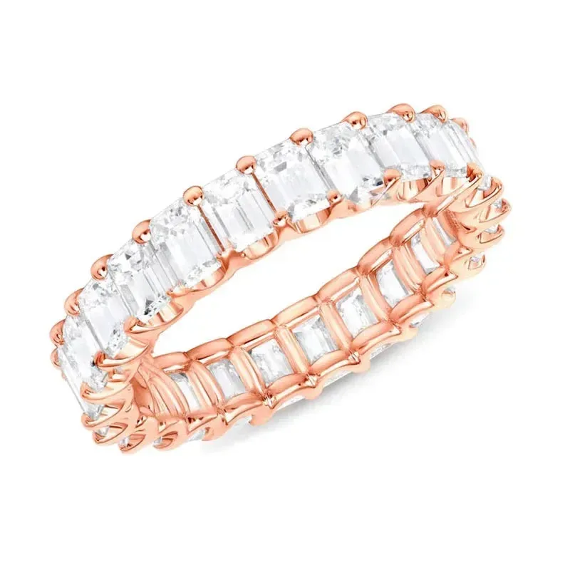 Luxury Micro Paved Zirconia Promise Rings for Women