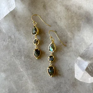 Lyris Labradorite Drop Earrings