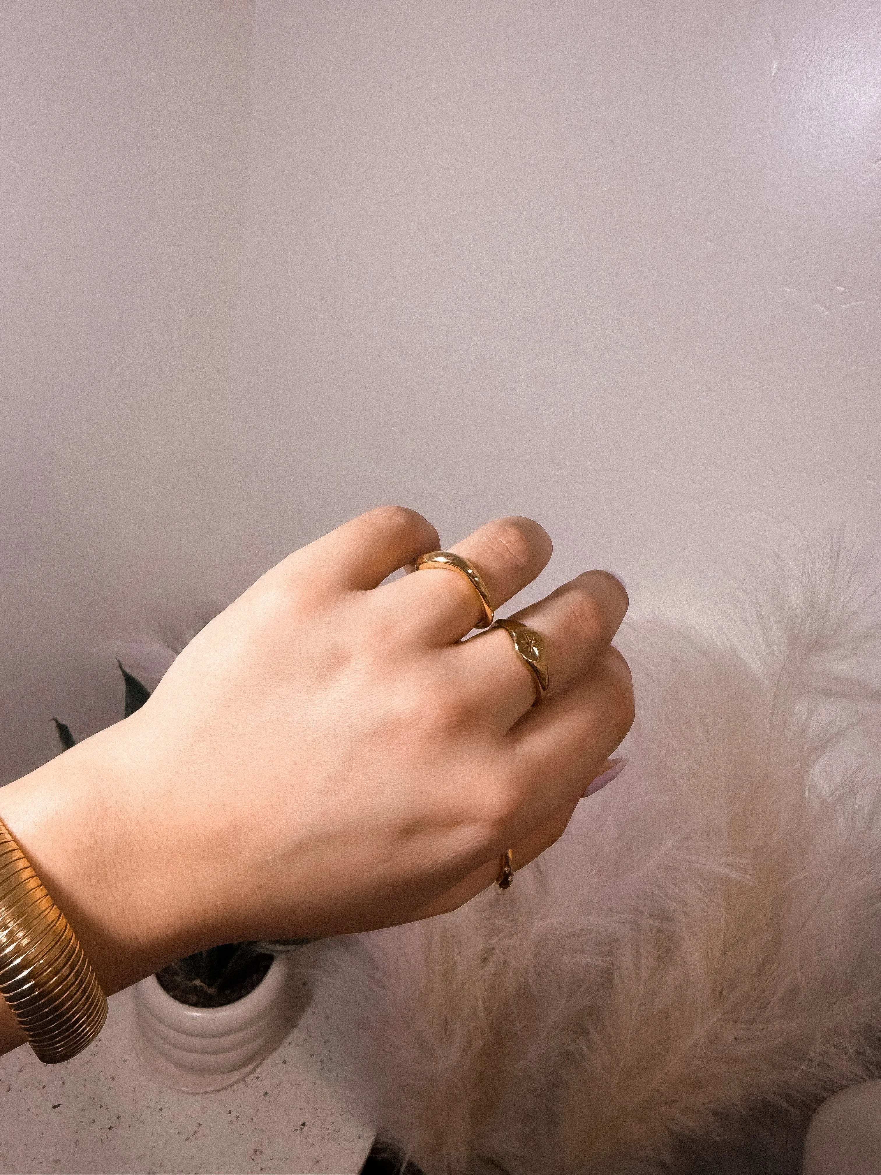Maritza stackable rings *18K Gold Plated*