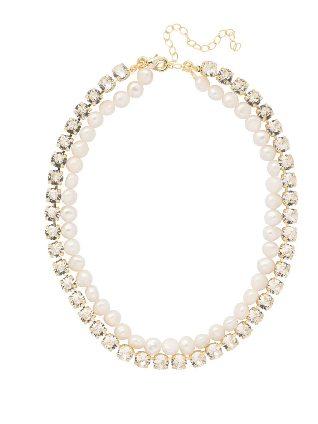 Matilda Layered Tennis Necklace - 4NFL18BGMDP