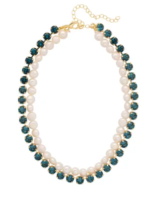 Matilda Layered Tennis Necklace - 4NFL18BGMON