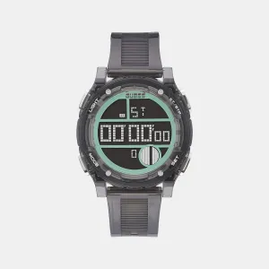 Men's Black Digital Silicone Watch GW0226G3