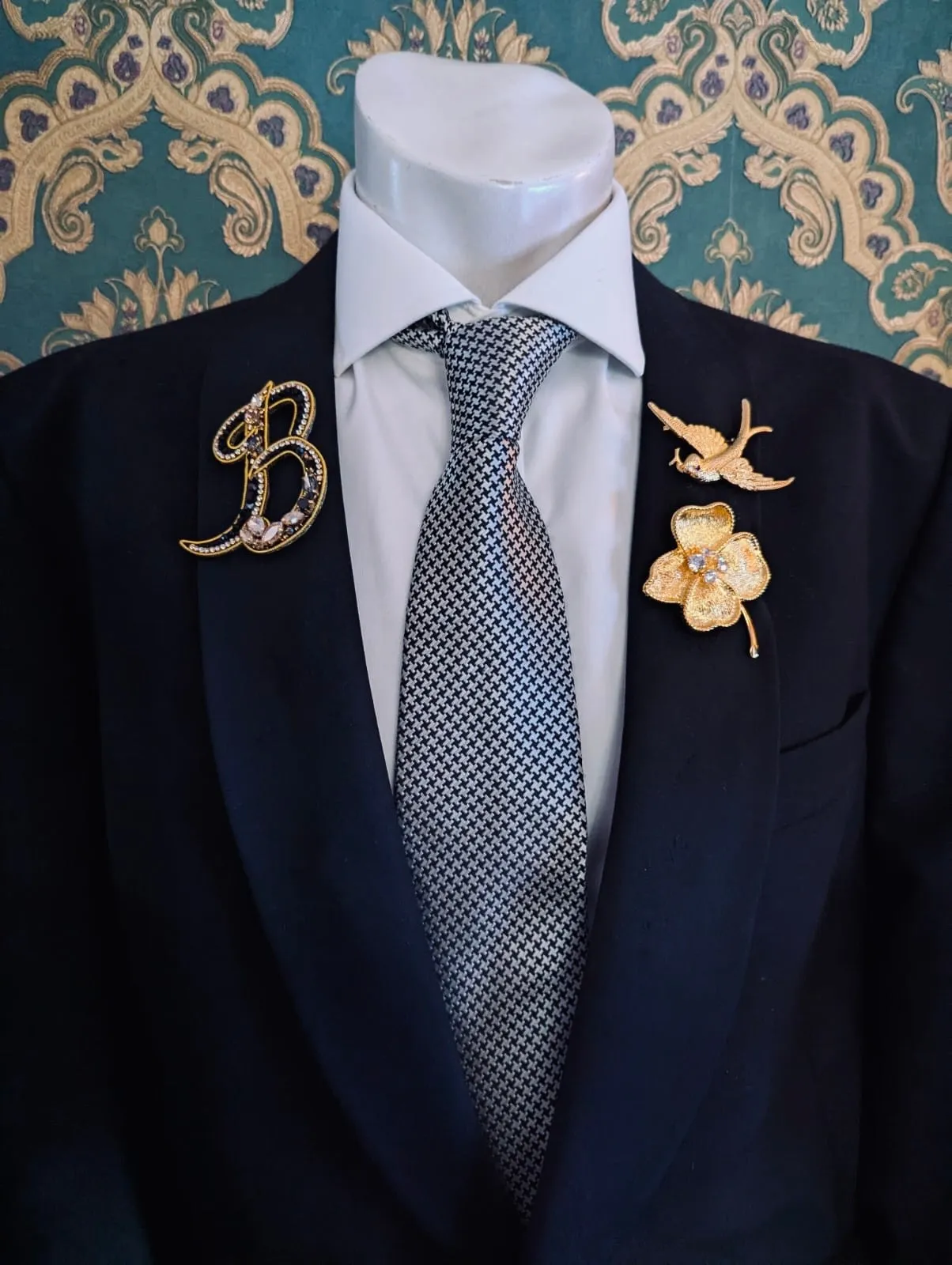 Men's Dove Brooch