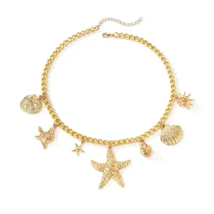 Mermaid's Treasure - Gold Necklace