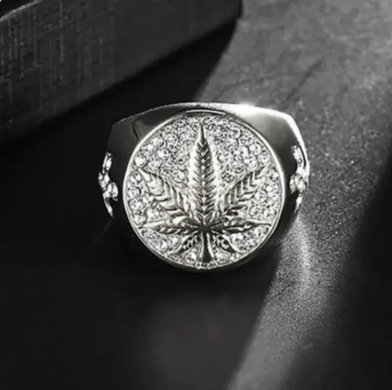 Metal Glossy Rings for Men Geometric Width Signet Square Finger Punk Style Fashion Ring Jewelry Accessories
