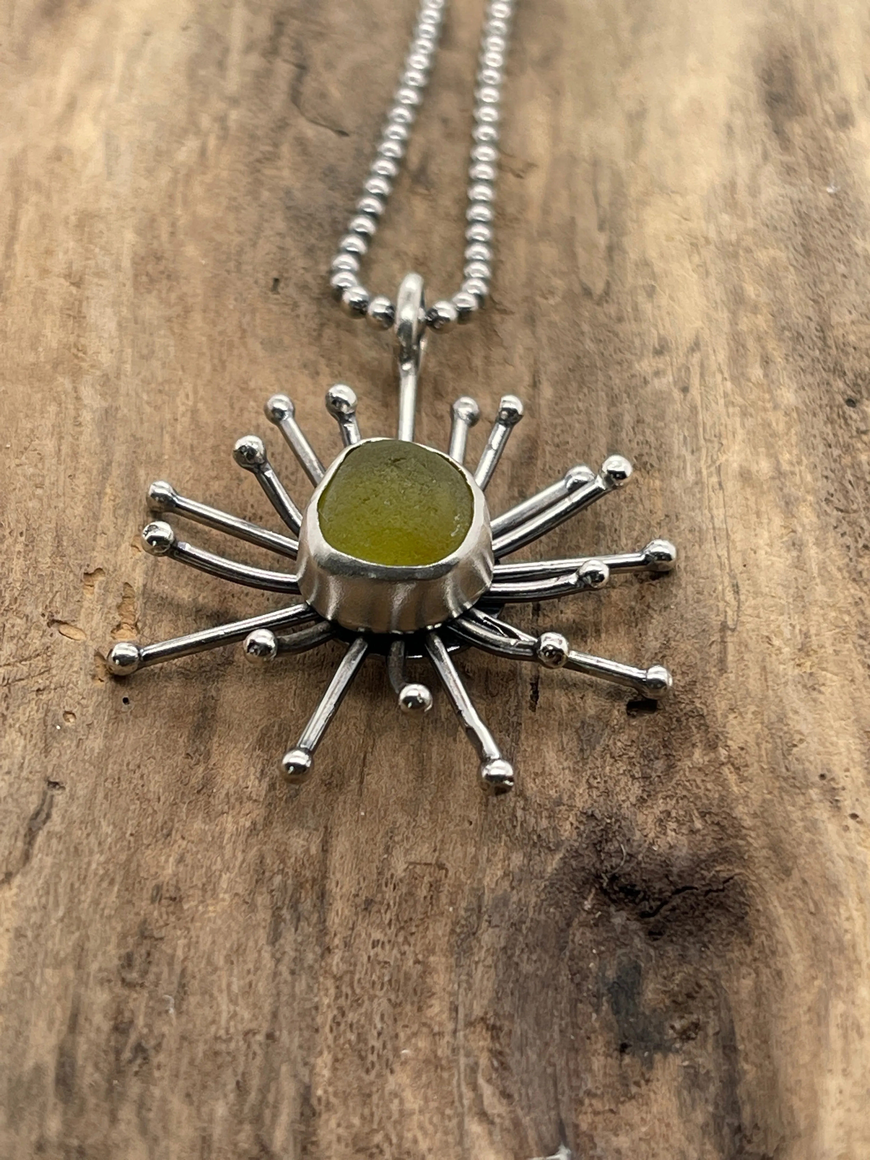 Mid Century Modern Star Burst Necklace