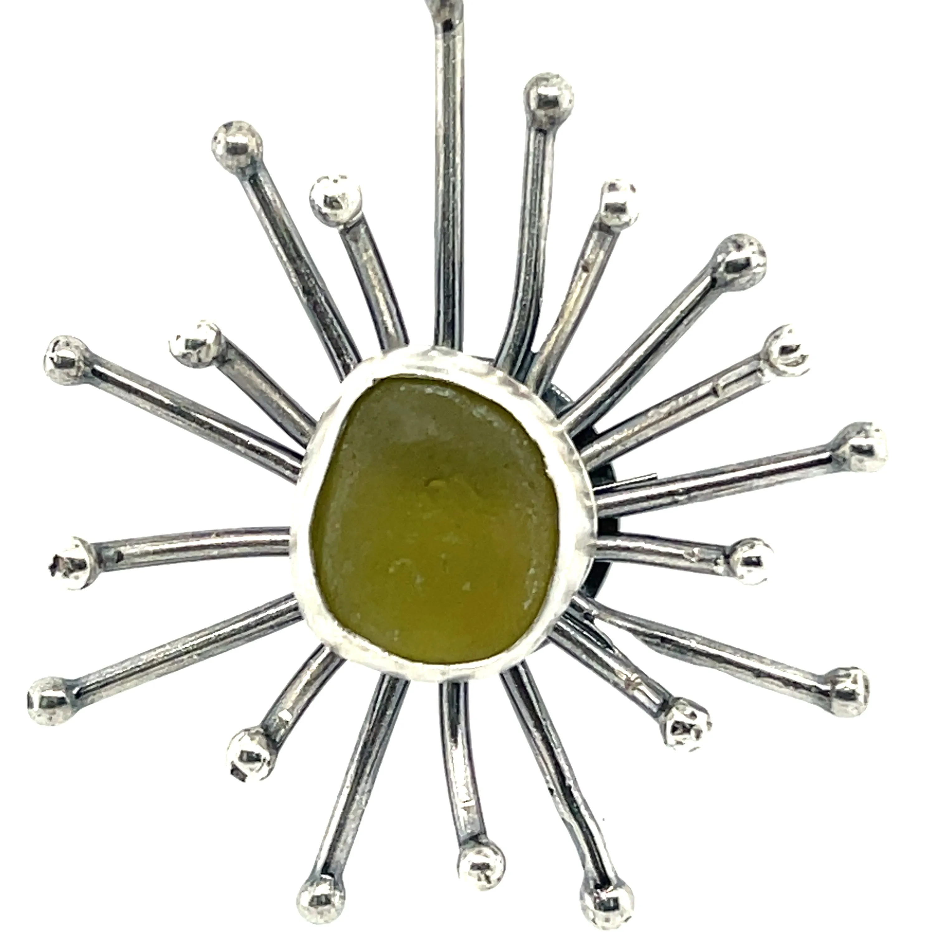 Mid Century Modern Star Burst Necklace