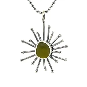 Mid Century Modern Star Burst Necklace