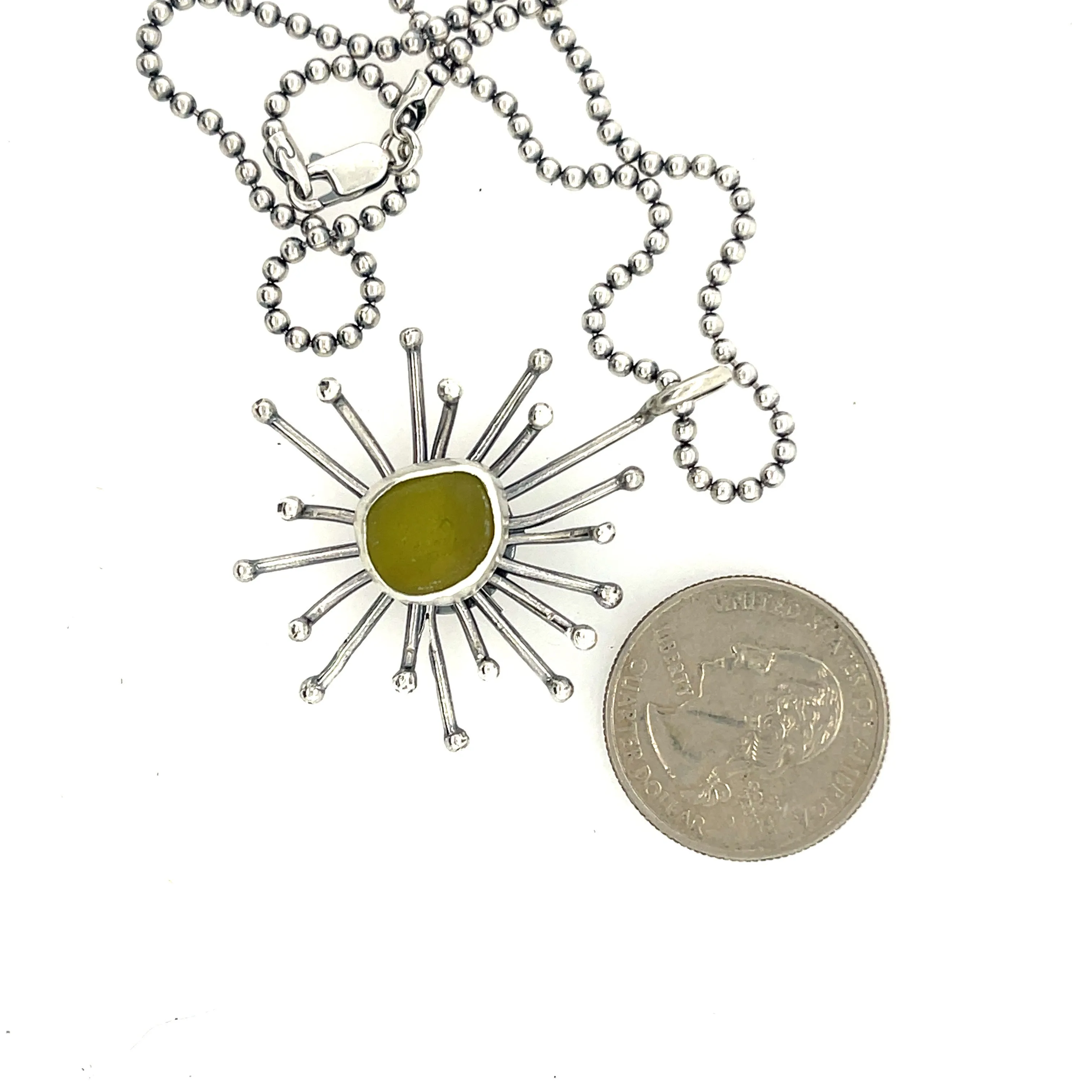 Mid Century Modern Star Burst Necklace