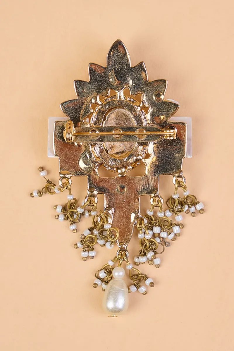 Mother Of Pearl Brooch