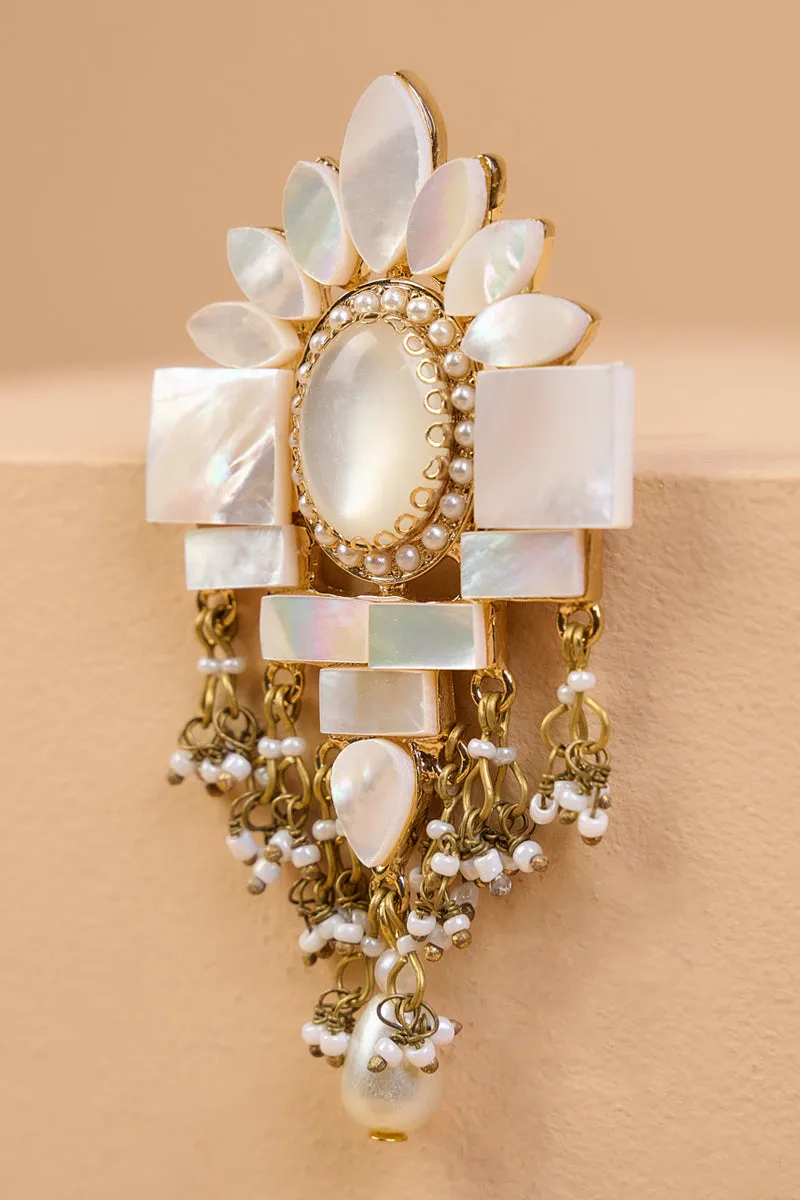Mother Of Pearl Brooch