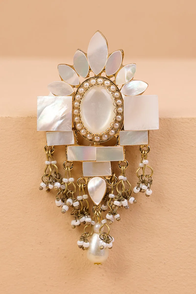 Mother Of Pearl Brooch