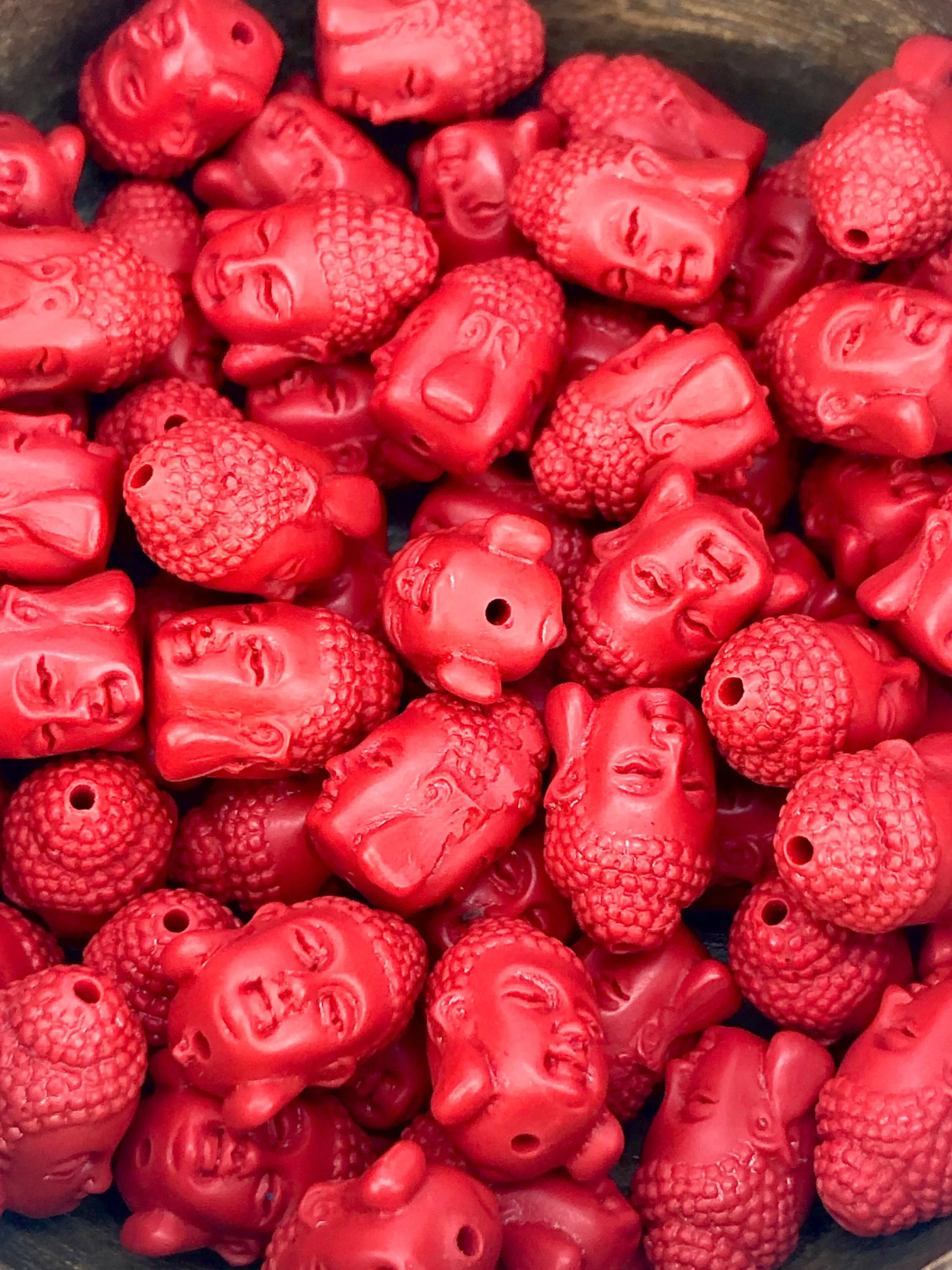Mother Of Pearl Buddha Head Beads Sku#M730