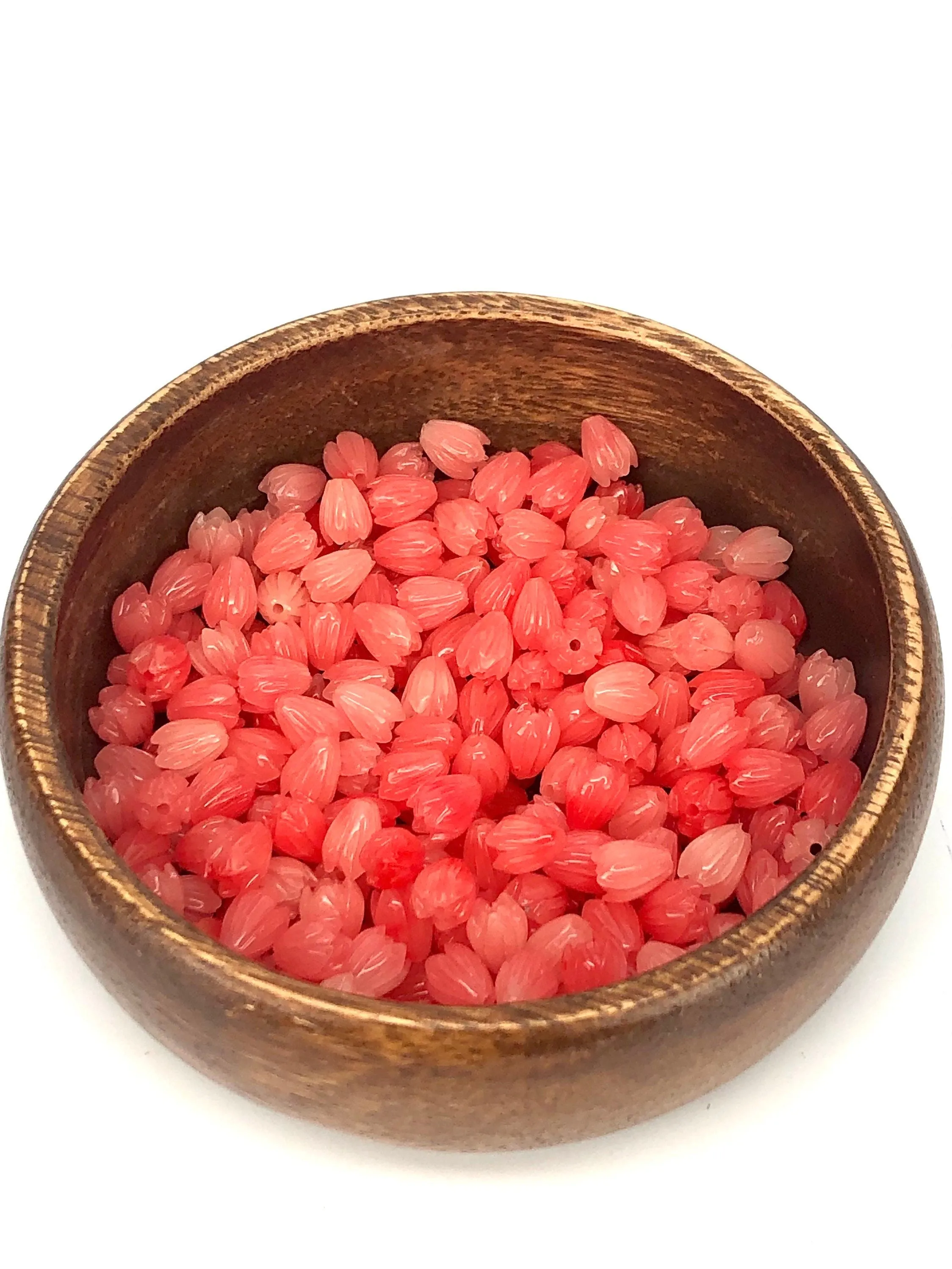 Mother Of Pearl Large Pink Pikake Beads