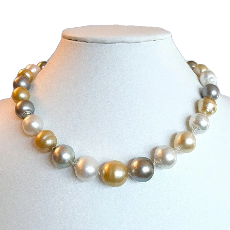 Multi color South Sea and Tahitian strand