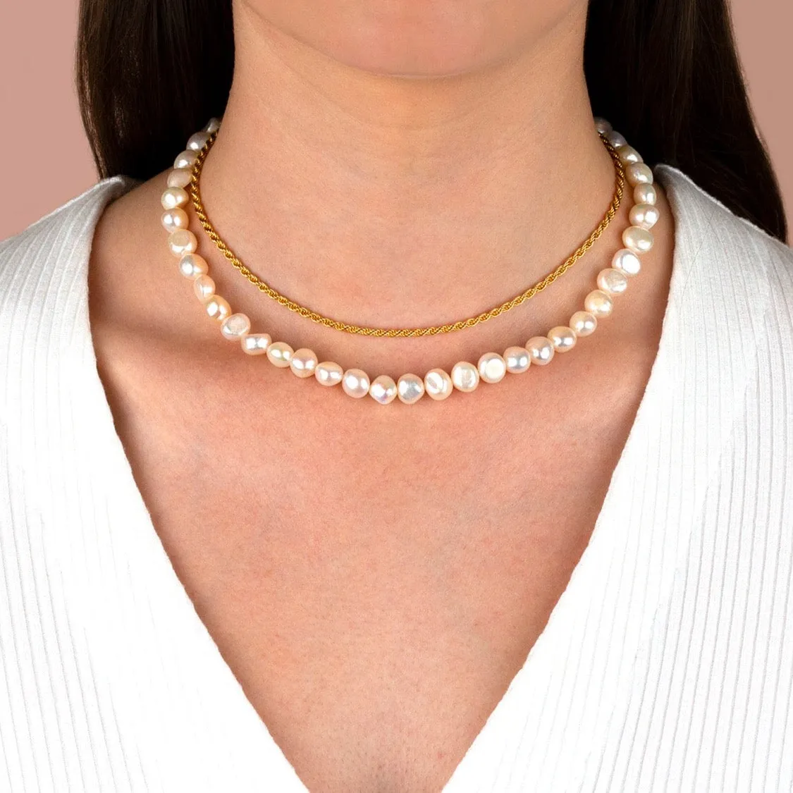Multi Pearl Necklace